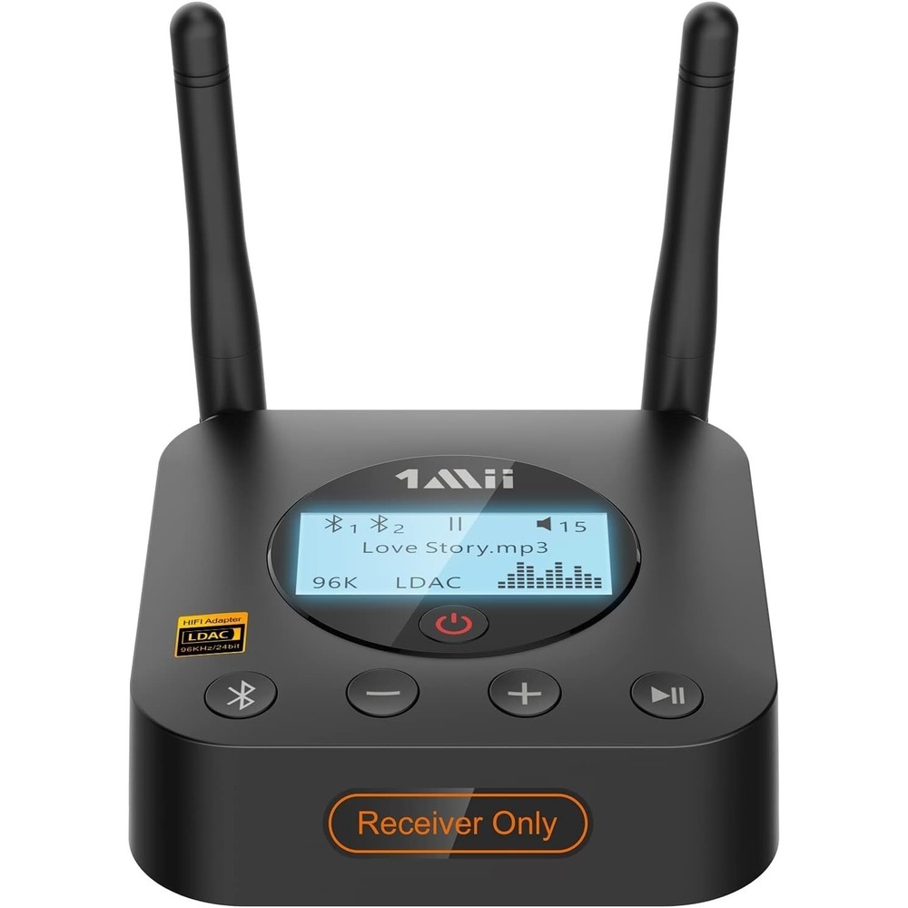 1Mii B06Pro+ Hi-Res Bluetooth Audio‎ Adapter LDAC aptX HD AUX Optical Receiver